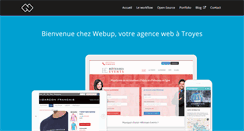 Desktop Screenshot of agence-webup.com